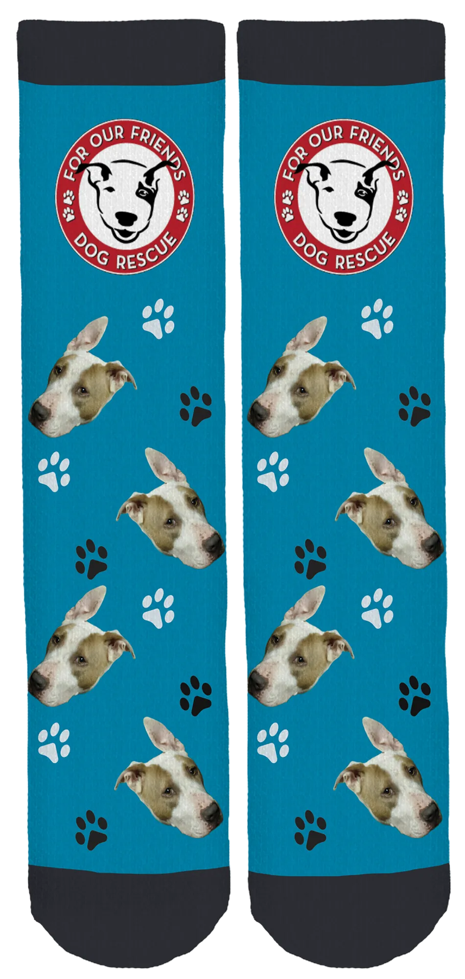 For Our Friends Dog Rescue Crew Socks