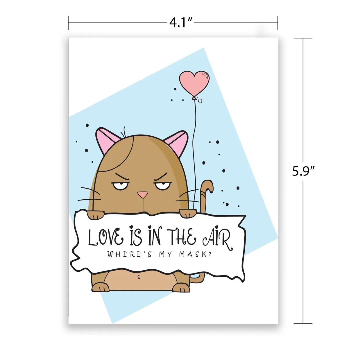 Funny Greeting Card - Love Is In The Air