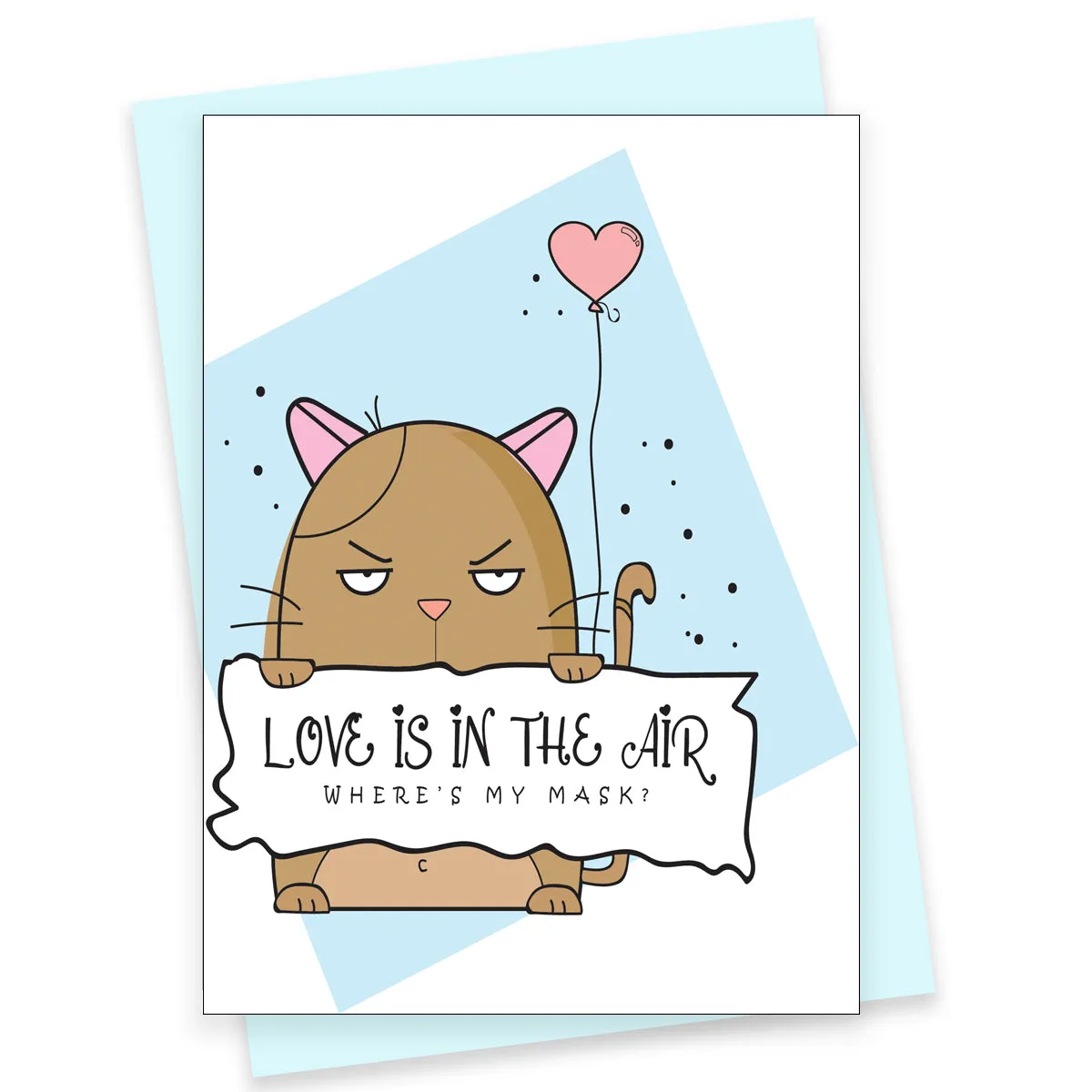 Funny Greeting Card - Love Is In The Air