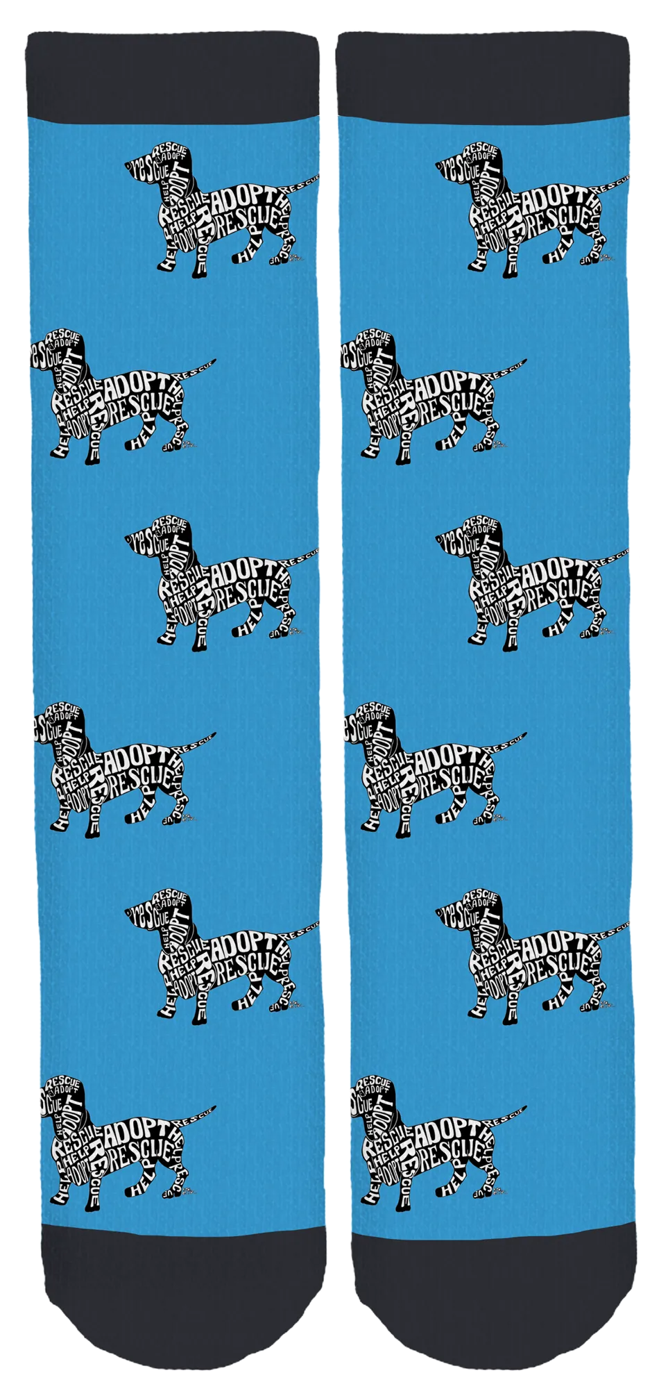 Getalong Dachshund Rescue Crew Socks