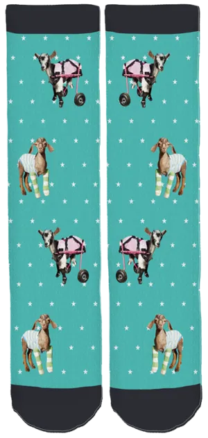 Goats & Friends Crew Socks