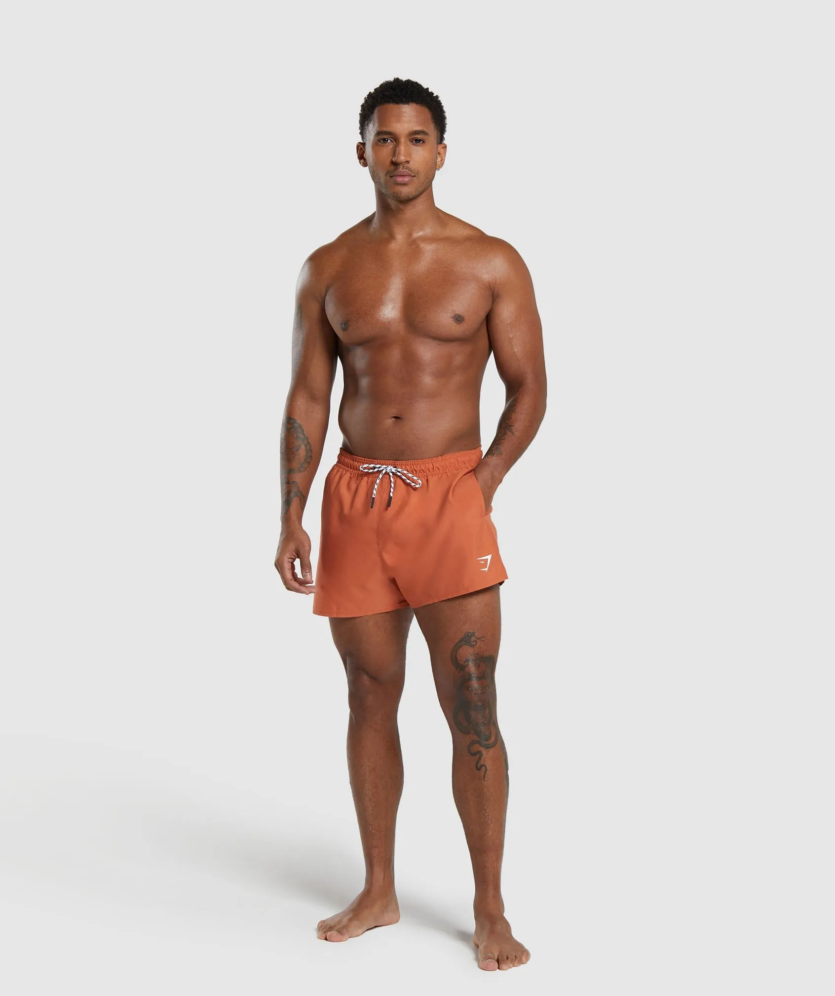 Gymshark 3" Swim Shorts - Muted Orange