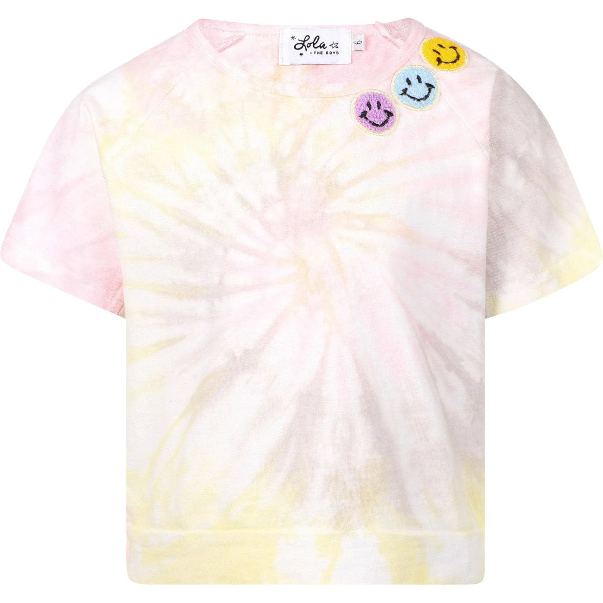 Happy Face Tie Dye Short Set