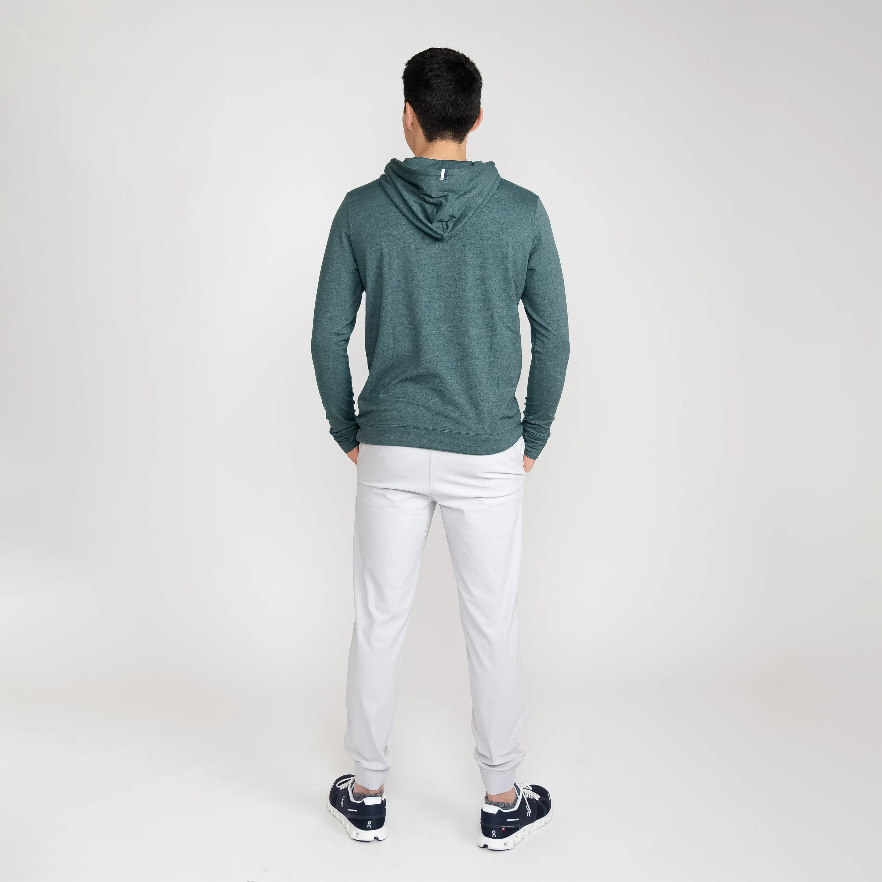 Hesi Performance Hoodie | Heather - Ponderosa Green/Willow Green