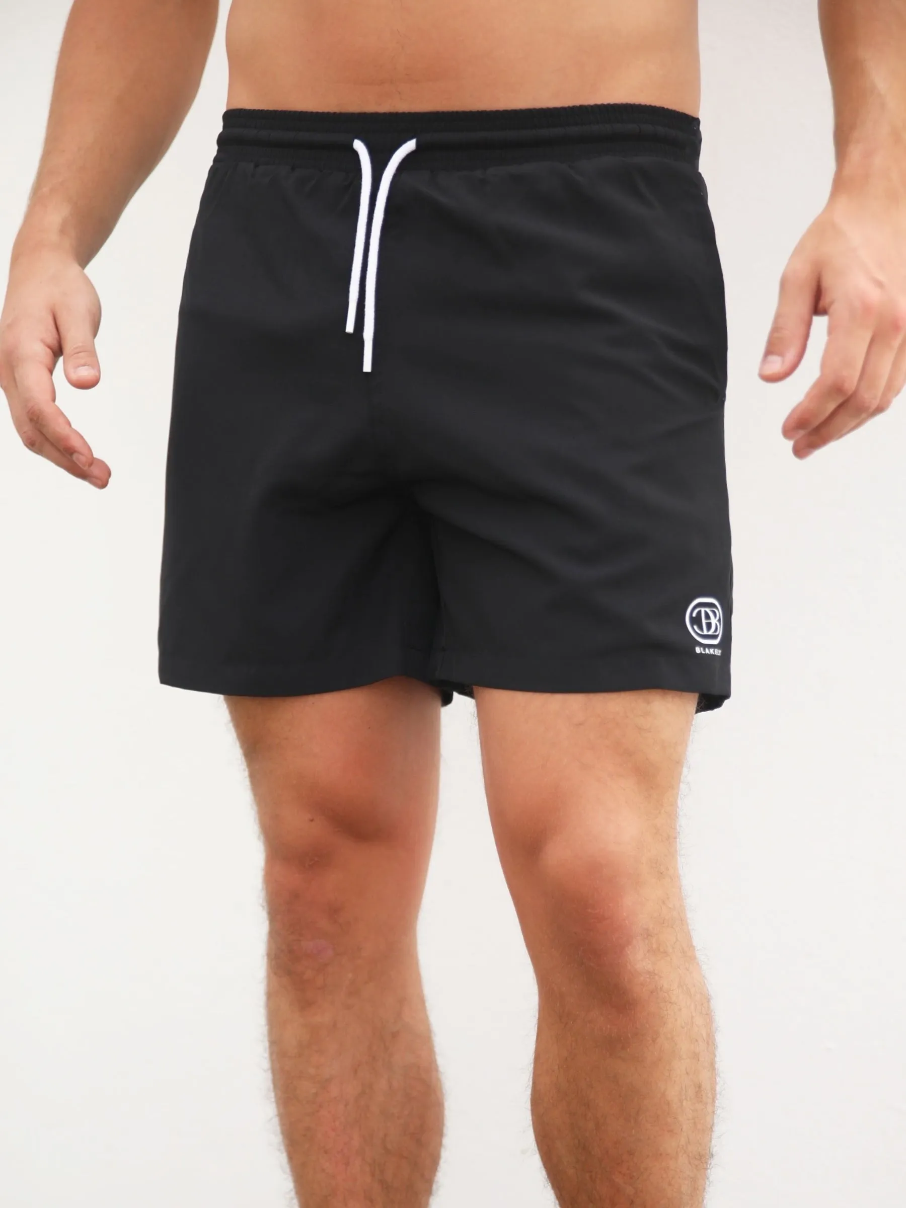 Initial Swim Shorts - Black