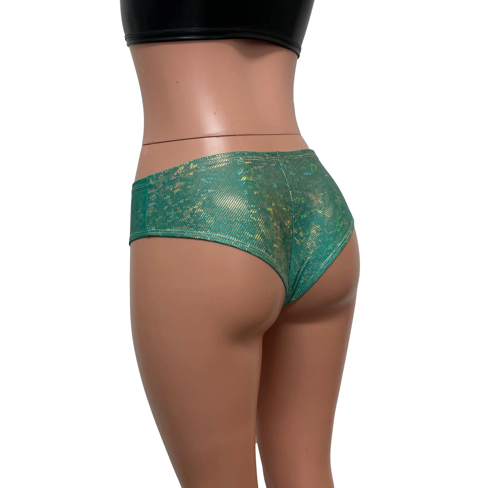 Jade Shattered Glass Cheeky Bikini Bottom