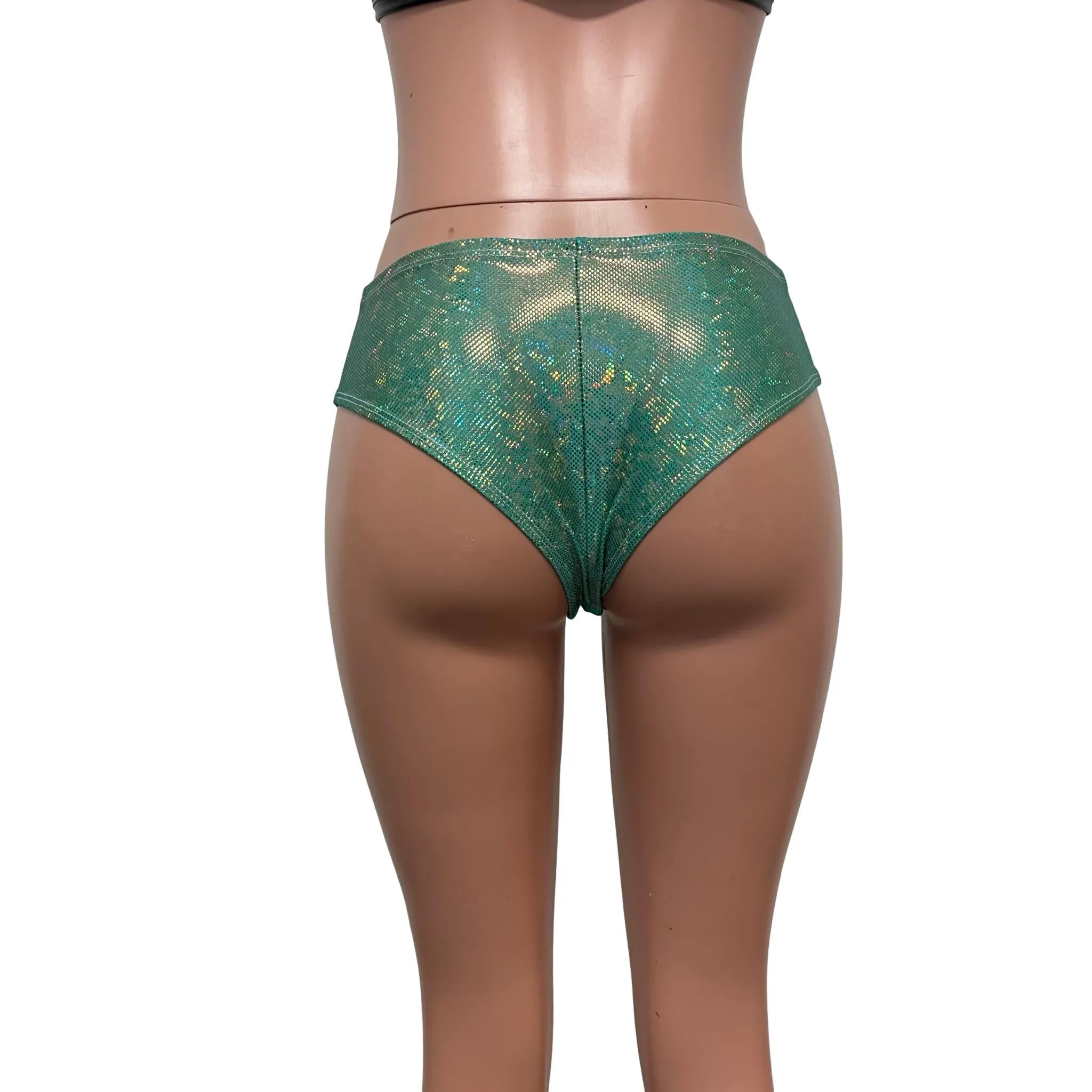 Jade Shattered Glass Cheeky Bikini Bottom