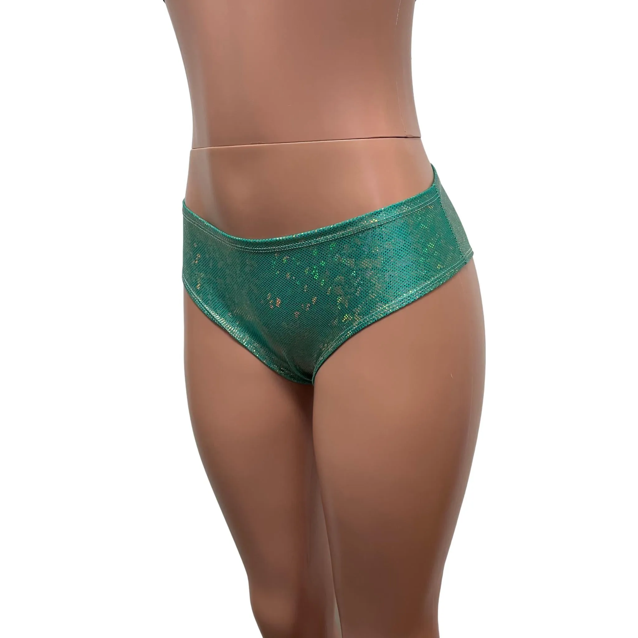 Jade Shattered Glass Cheeky Bikini Bottom