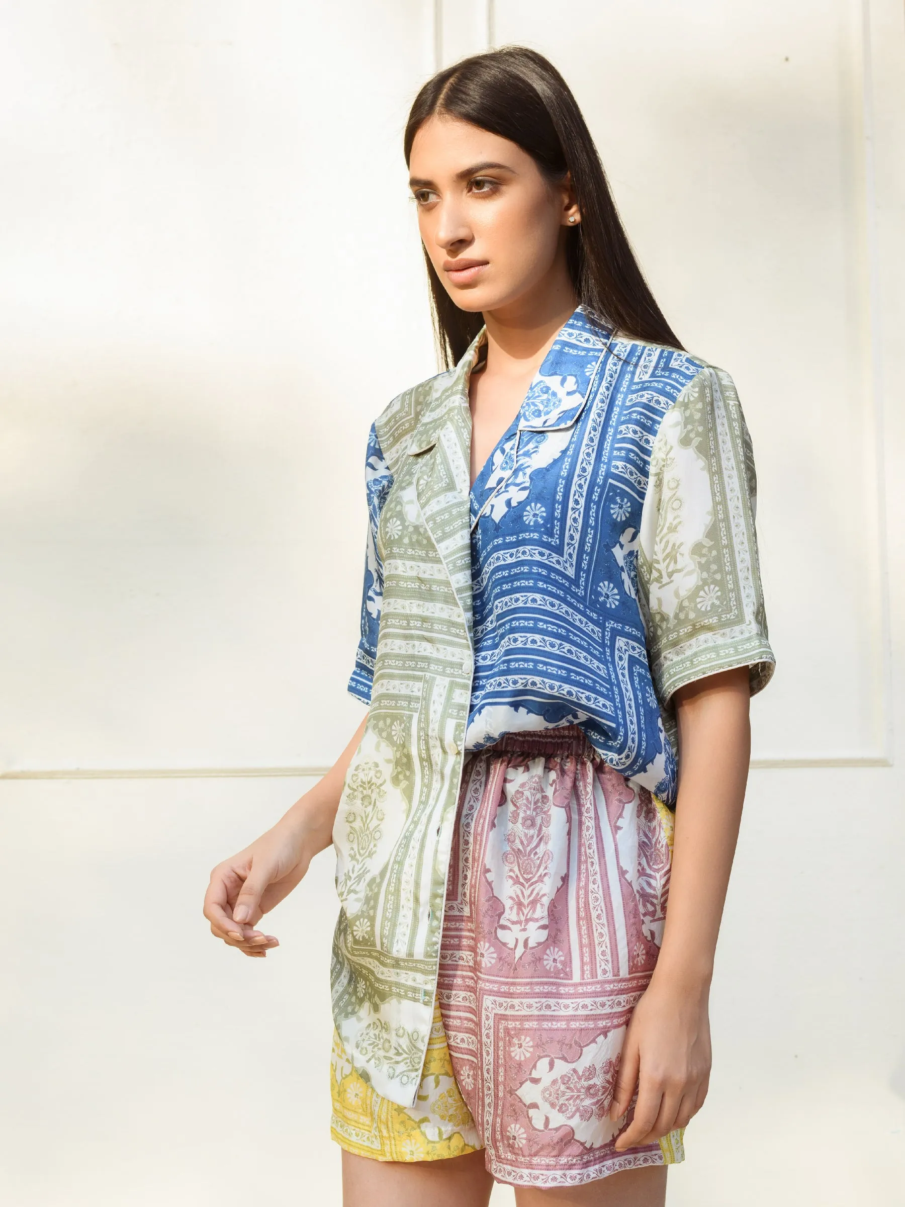 Jaipur Gems Coord Shirt and Shorts Set