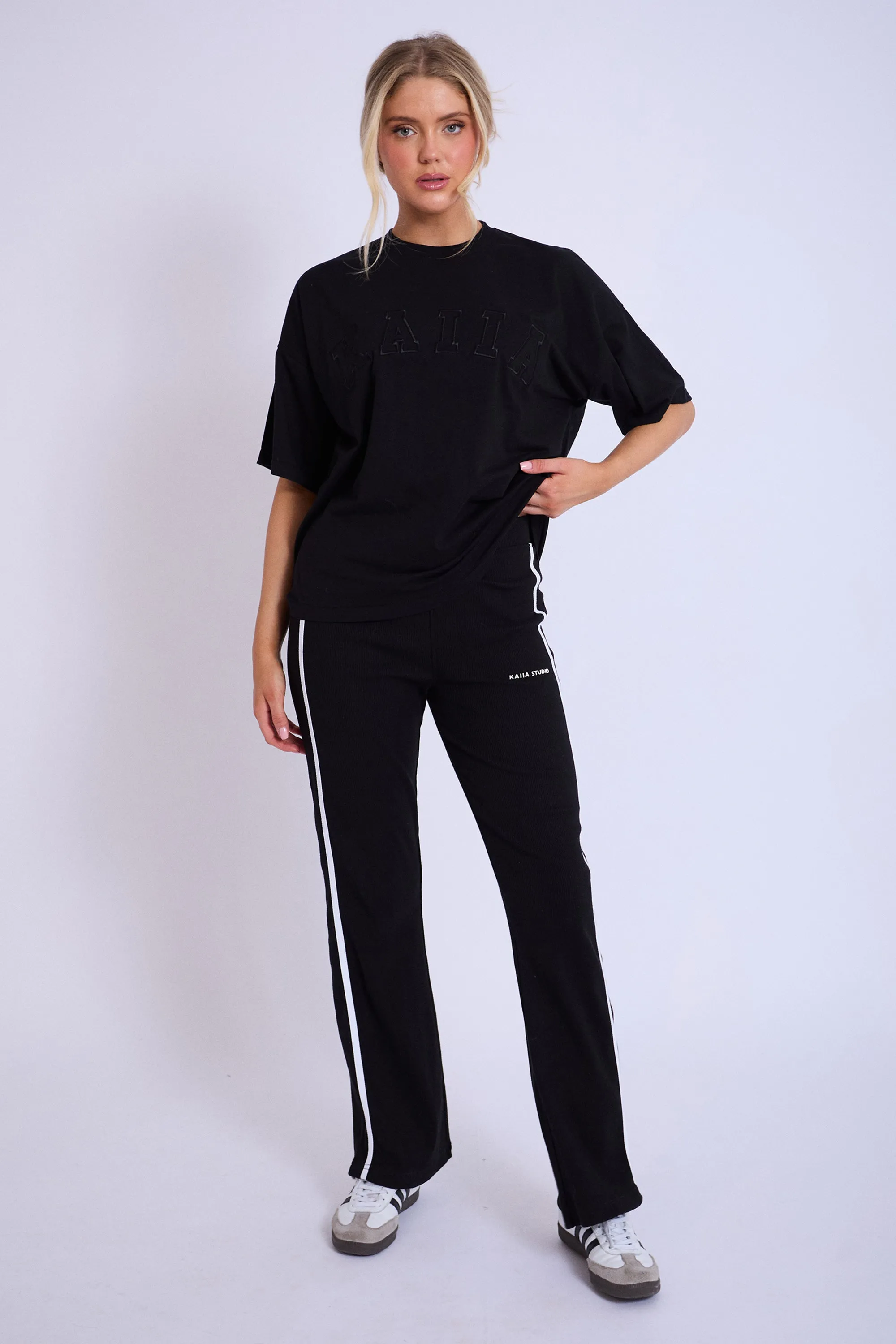 Kaiia Oversized T-shirt Black