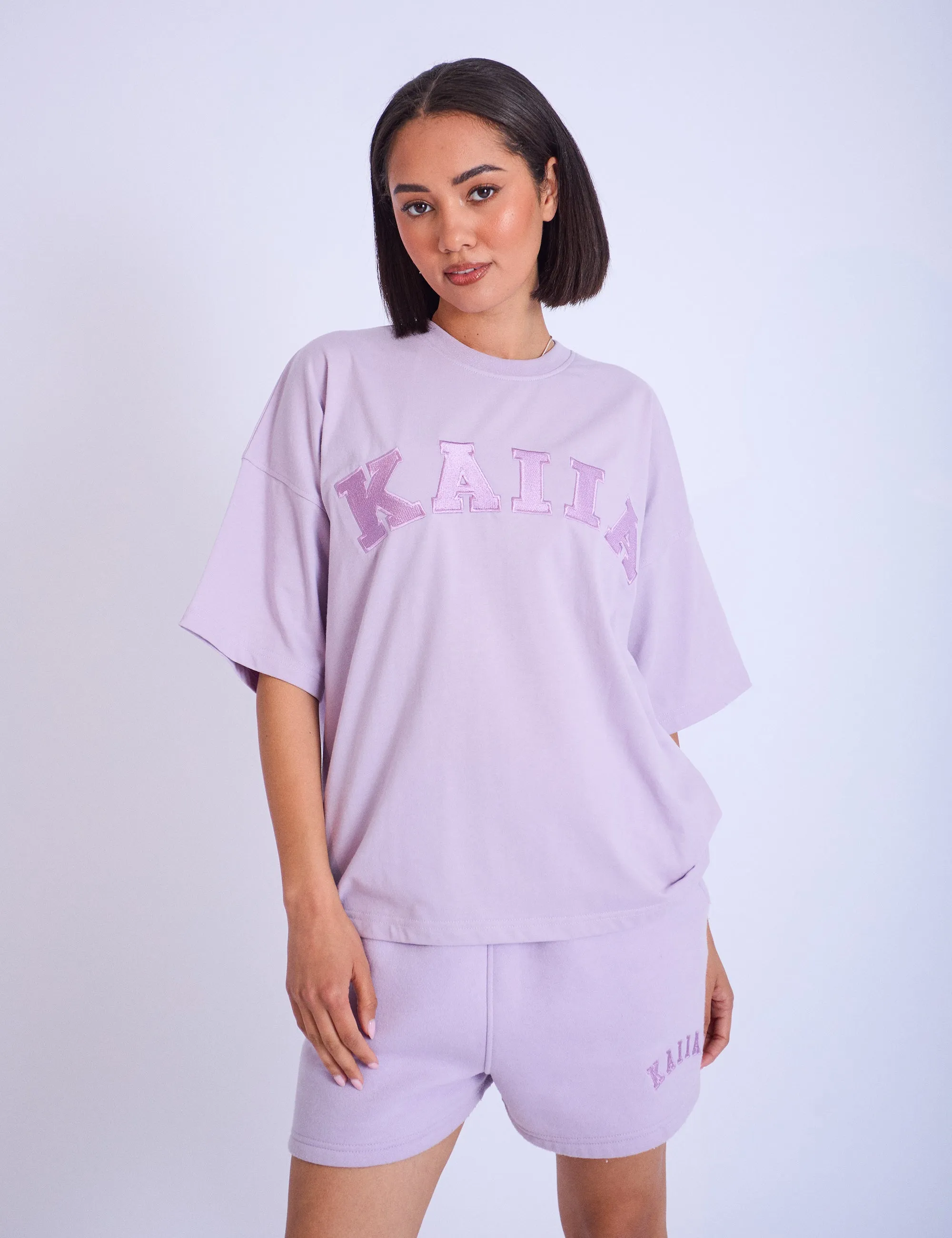 Kaiia Oversized T-shirt Lilac