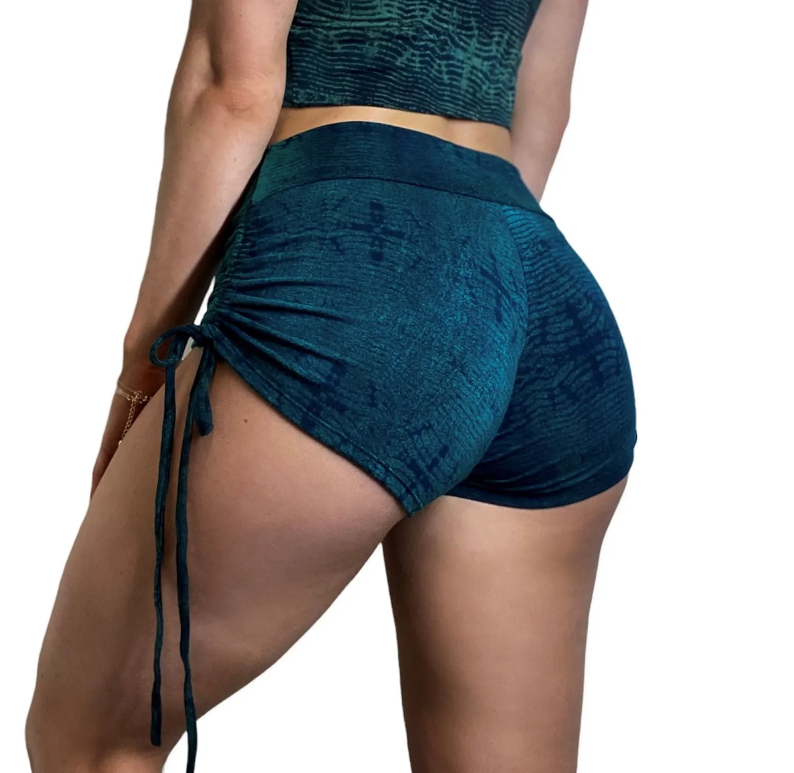 Kathmandu Tie Dye Spandex Booty Shorts TH1480