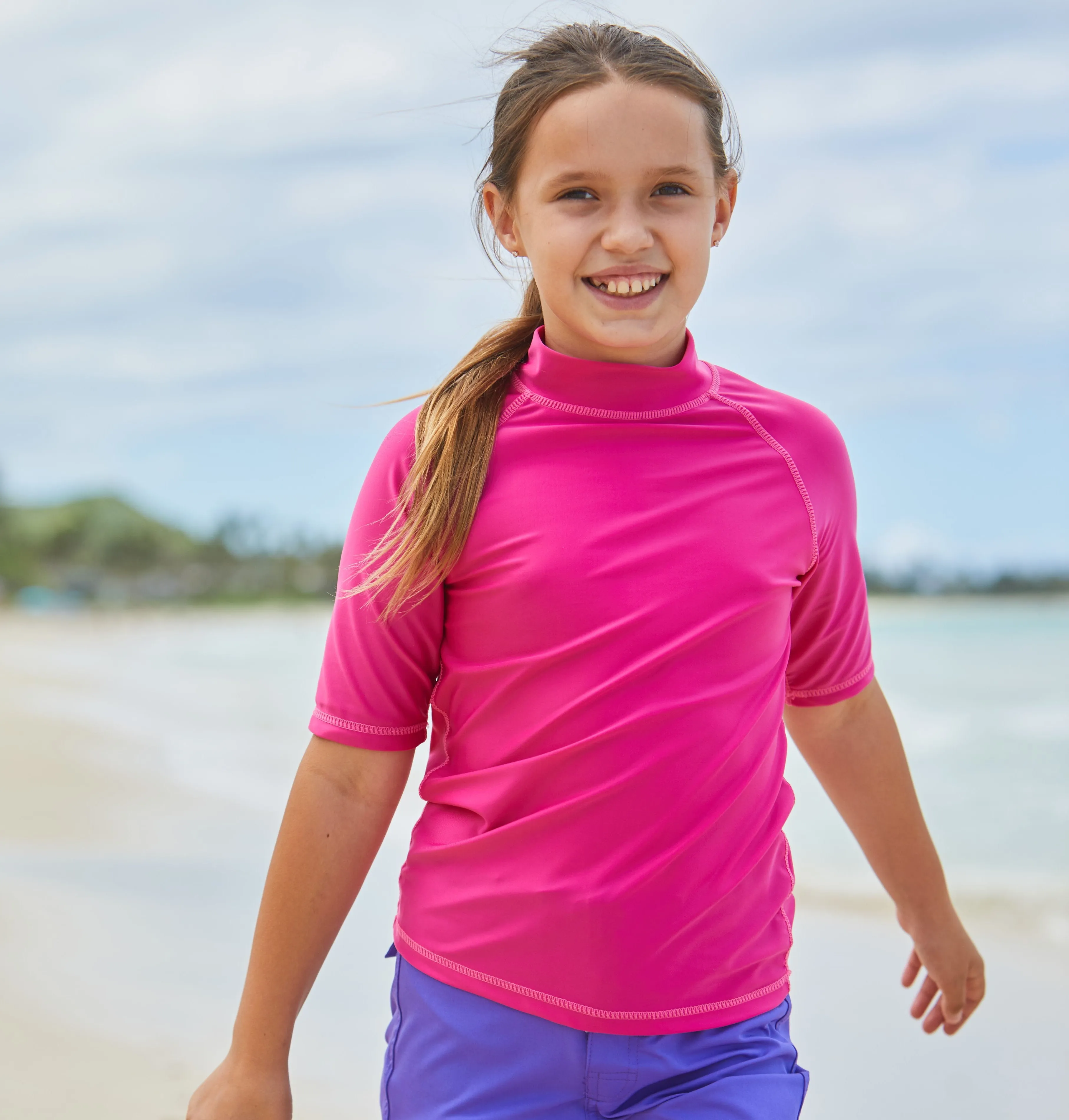 Kid's Short Sleeve Sun & Swim Shirt