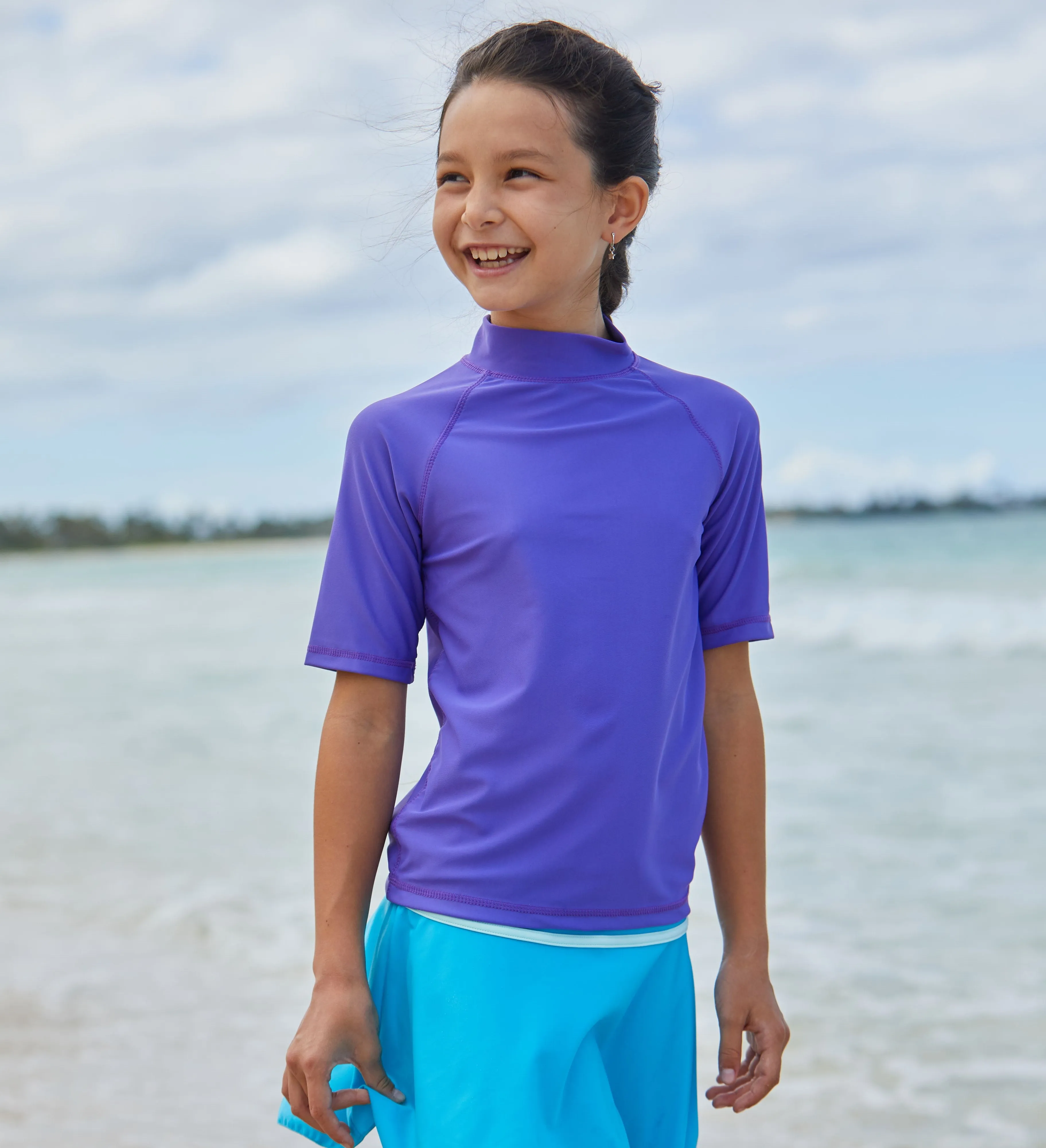 Kid's Short Sleeve Sun & Swim Shirt