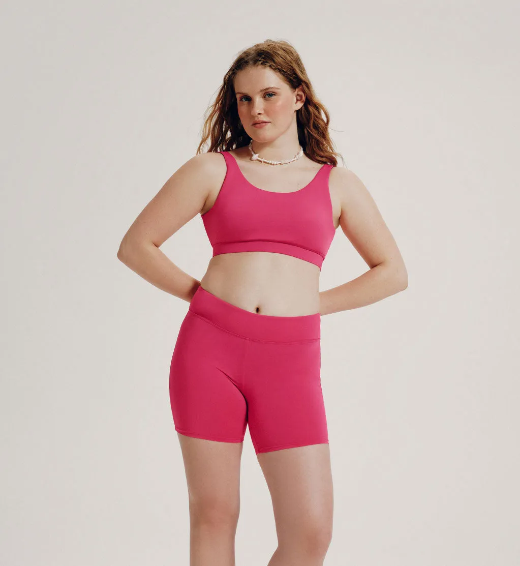 (Kit Item) Summer Essentials Period Kit Long Swim Short Pink Pop | Swim Short