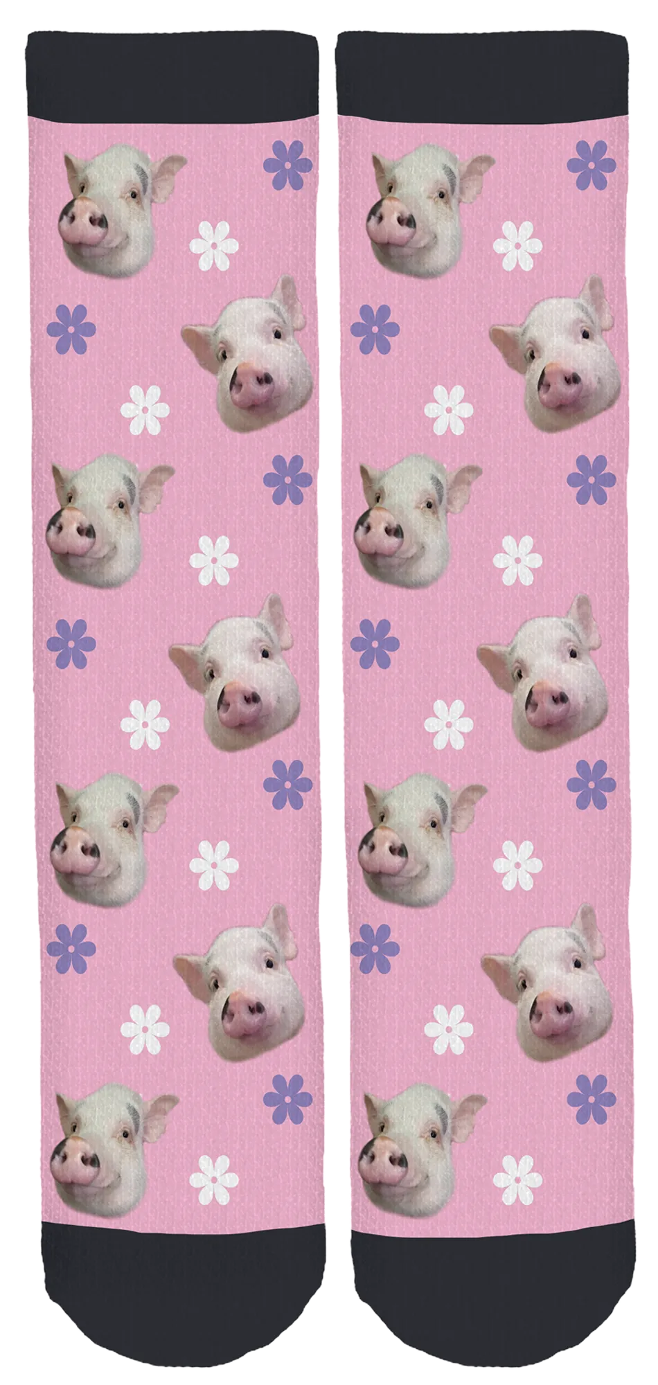 Lollipop the Lucky Pig Crew Socks