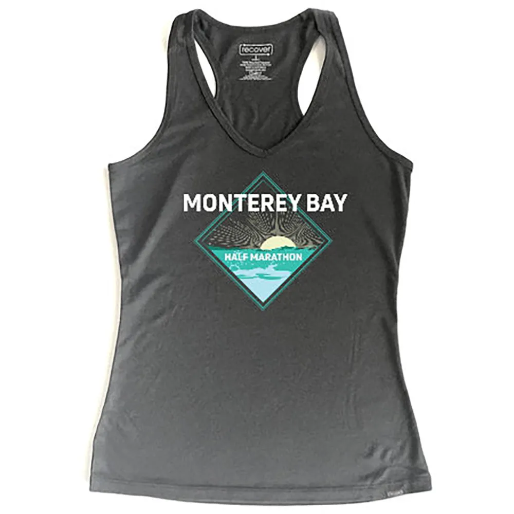 MBHM Women's Eco Sport Tank -Heather Black- Diamond