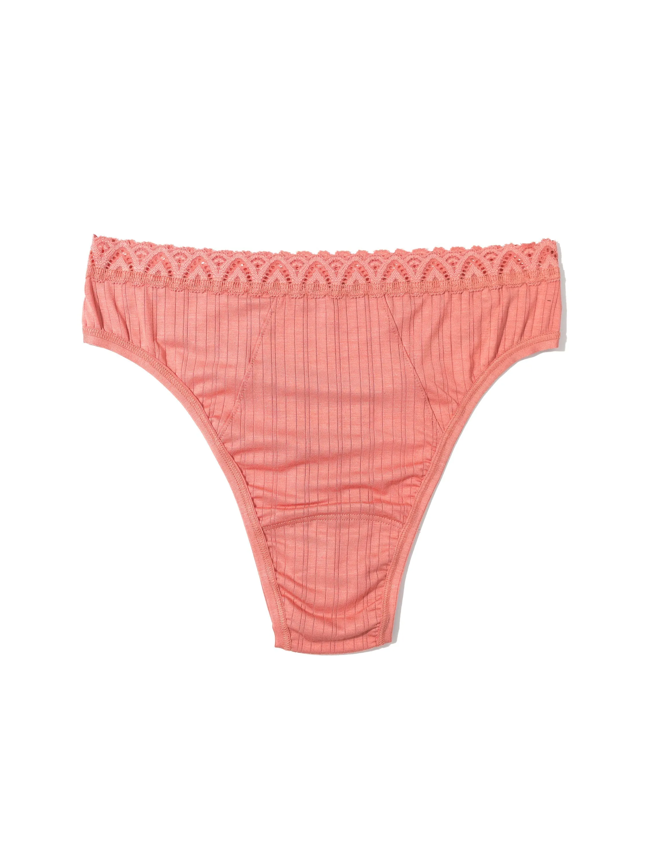 MellowLuxe™ High Cut Thong Antique Rose Pink