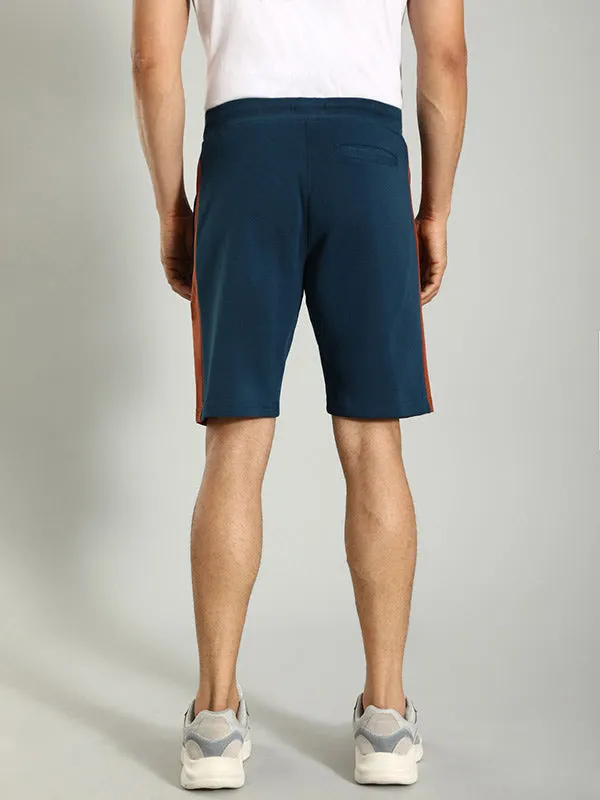 Men Color Block Cotton Blend Shorts