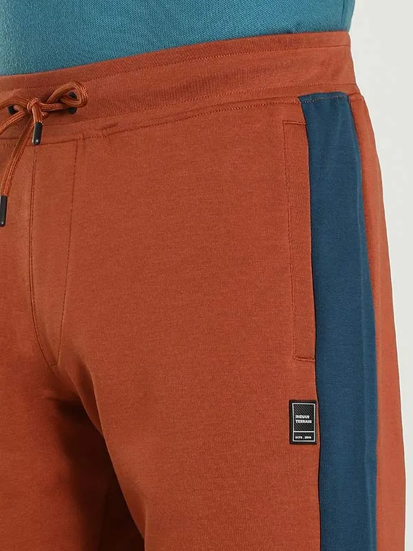 Men Color Block Cotton Blend Shorts