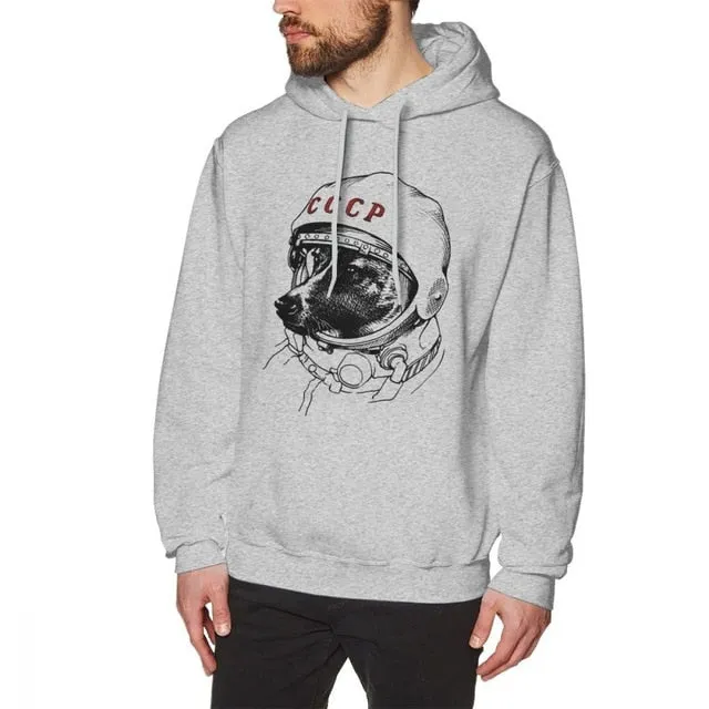 Men's CCCP Sweatshirt Rusia Laika Space Traveler