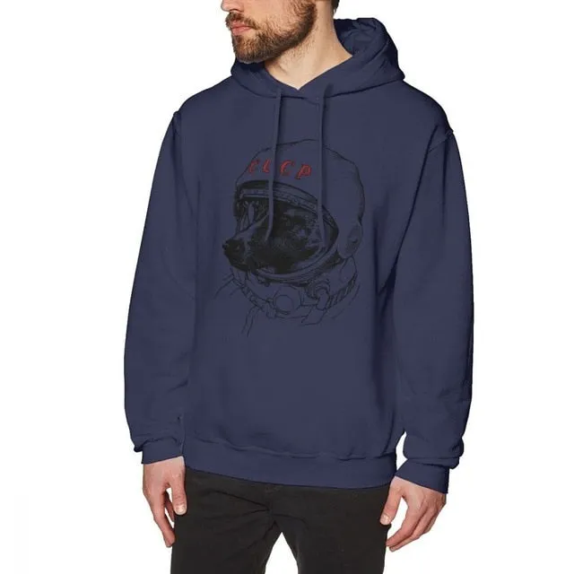 Men's CCCP Sweatshirt Rusia Laika Space Traveler