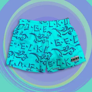 Mint Gecko Petro Volley Shorts