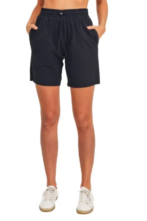 Mono B Active Essential Drawstring Midi Shorts AP-A07106 and Plus