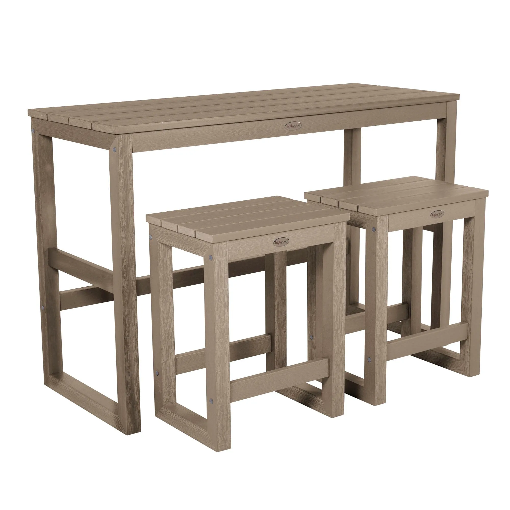 Monroe Modern Counter Height Balcony 3pc Set