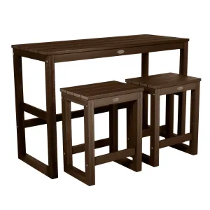 Monroe Modern Counter Height Balcony 3pc Set