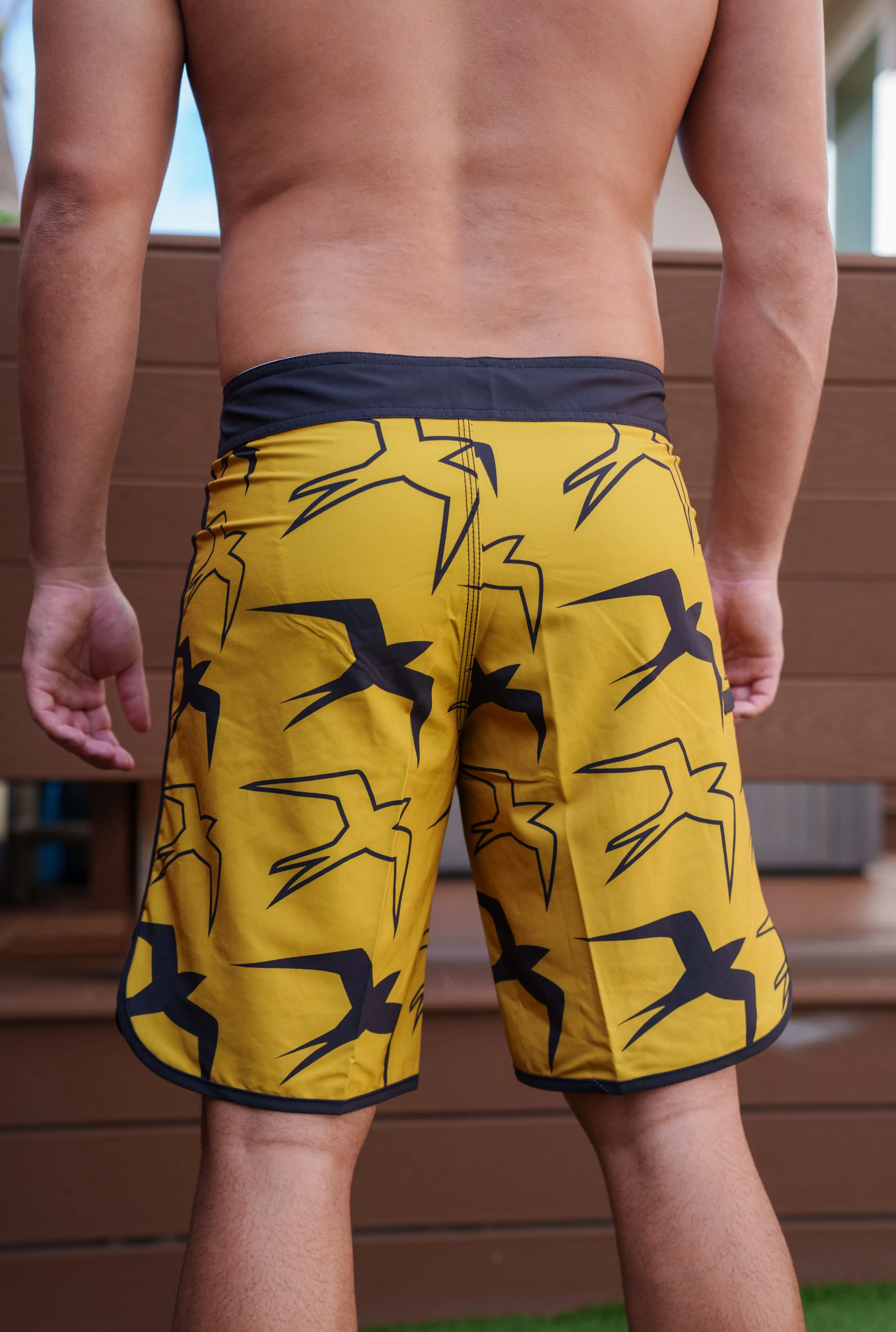 MUSTARD MANU BOARDSHORTS (ALL SALES FINAL)