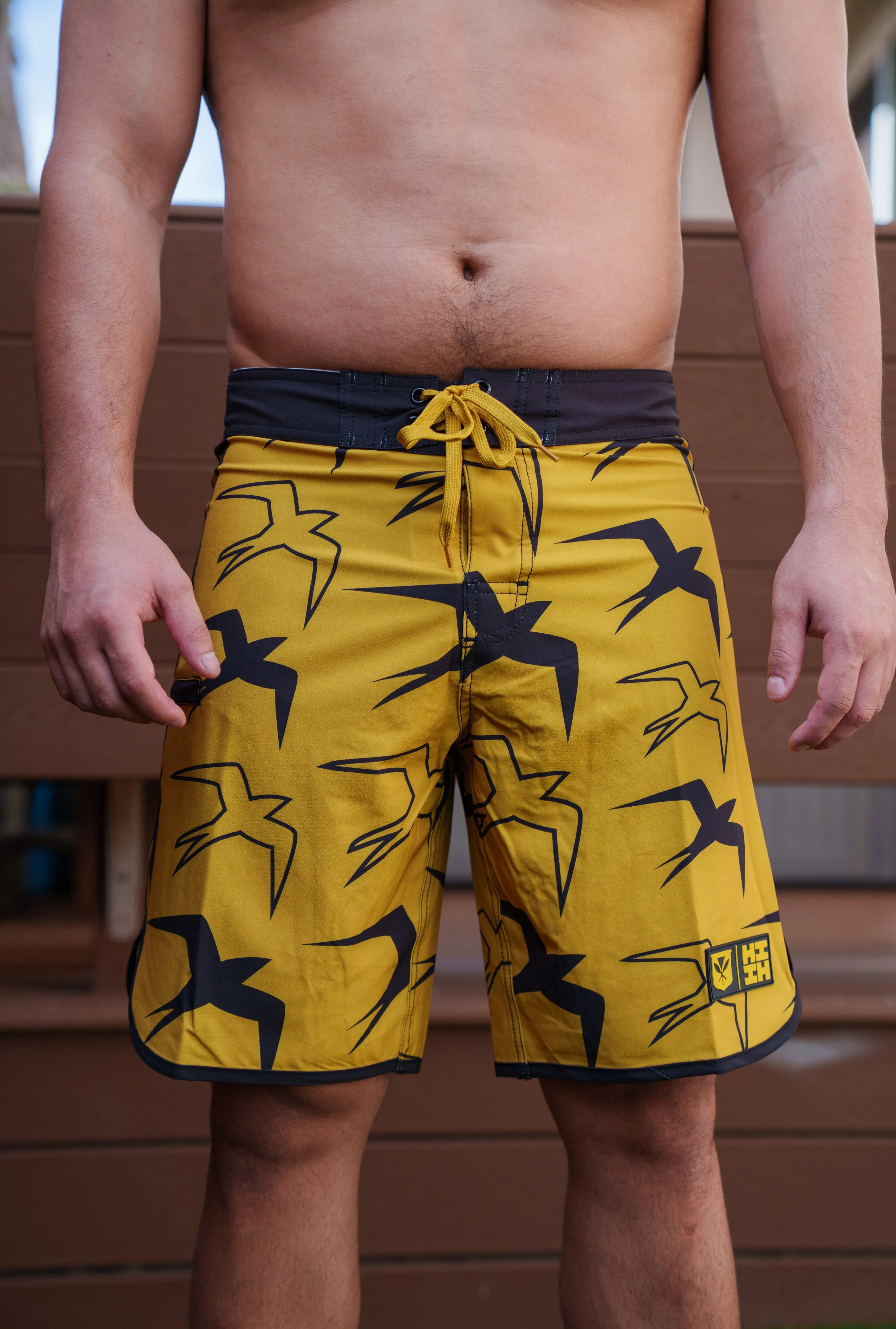 MUSTARD MANU BOARDSHORTS (ALL SALES FINAL)