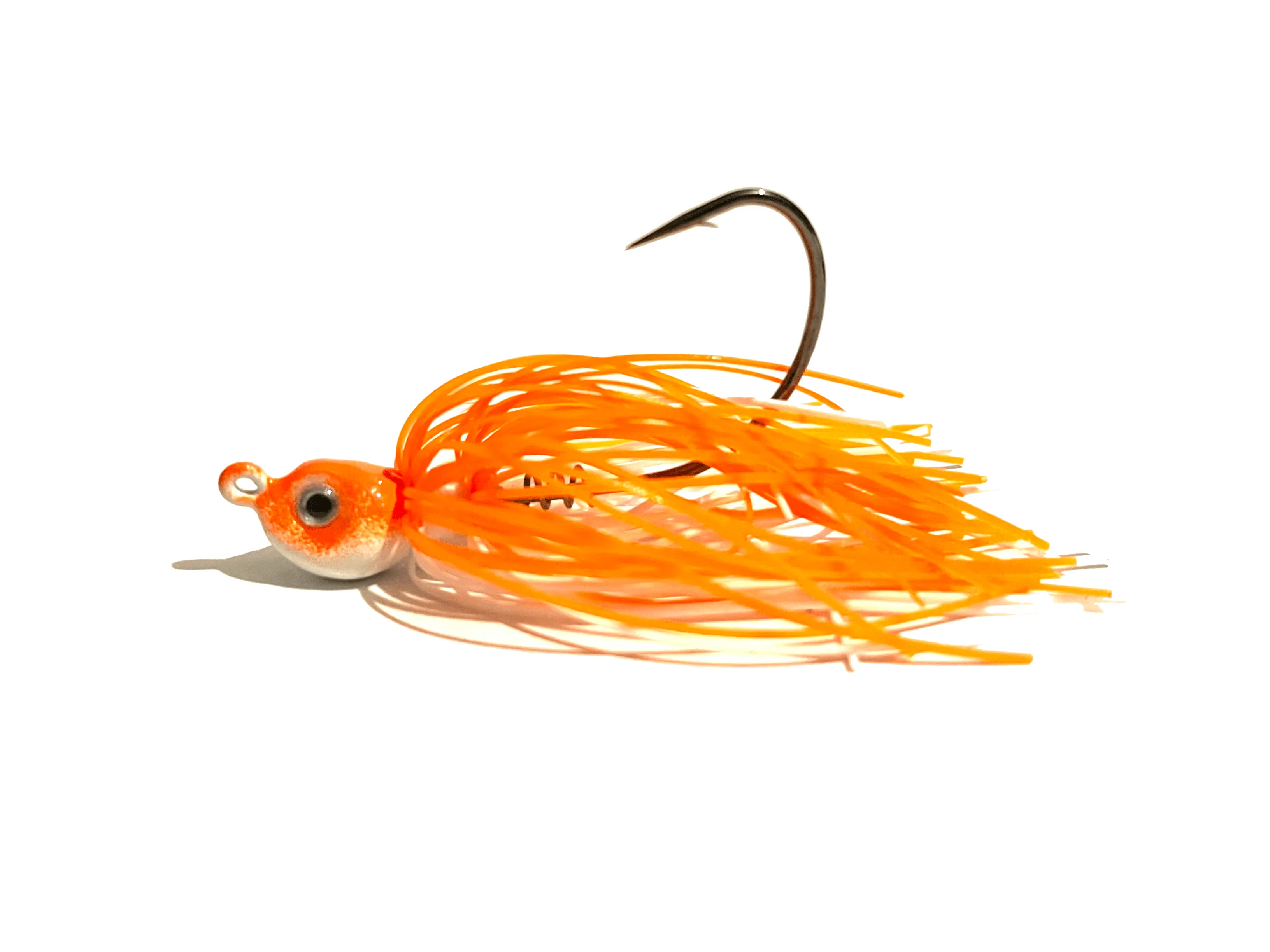 Orange / White Swim Jig