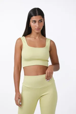 Organic Cotton & Bamboo Ribbed Strap Top