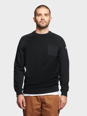 Premium Black P Bear Reverse Loopback Sweater