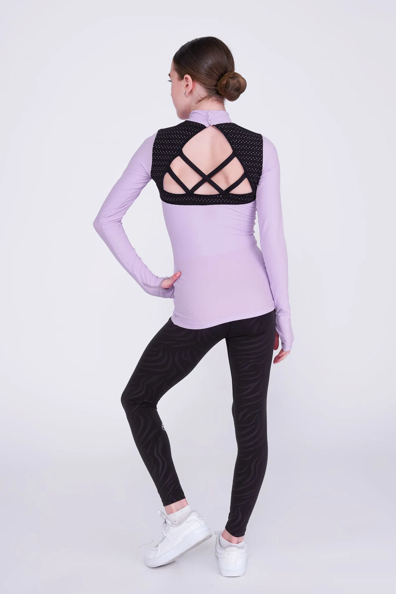 Passion Long-Sleeve Top in Amethyst