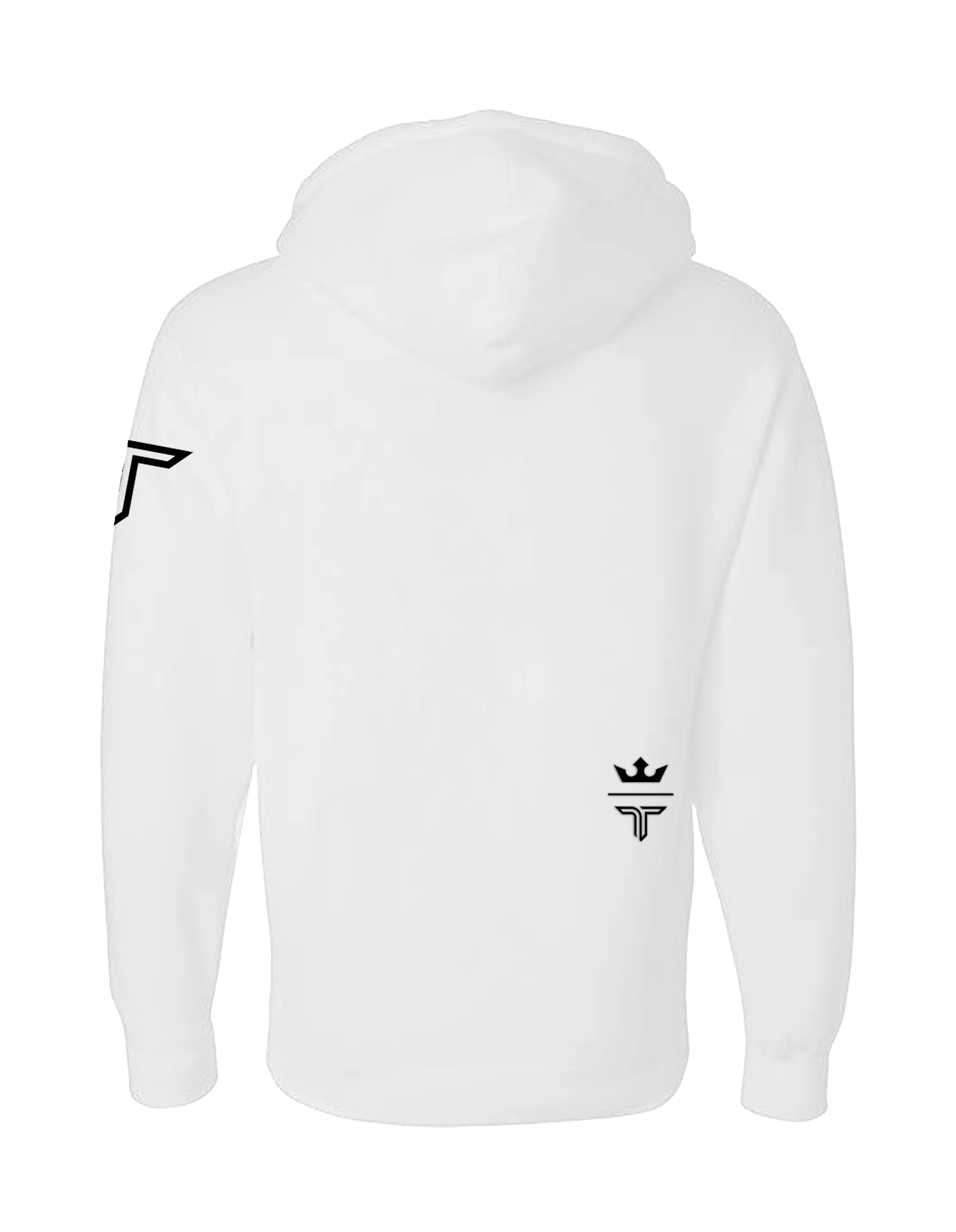 PFL Black Logo Hoodie - White