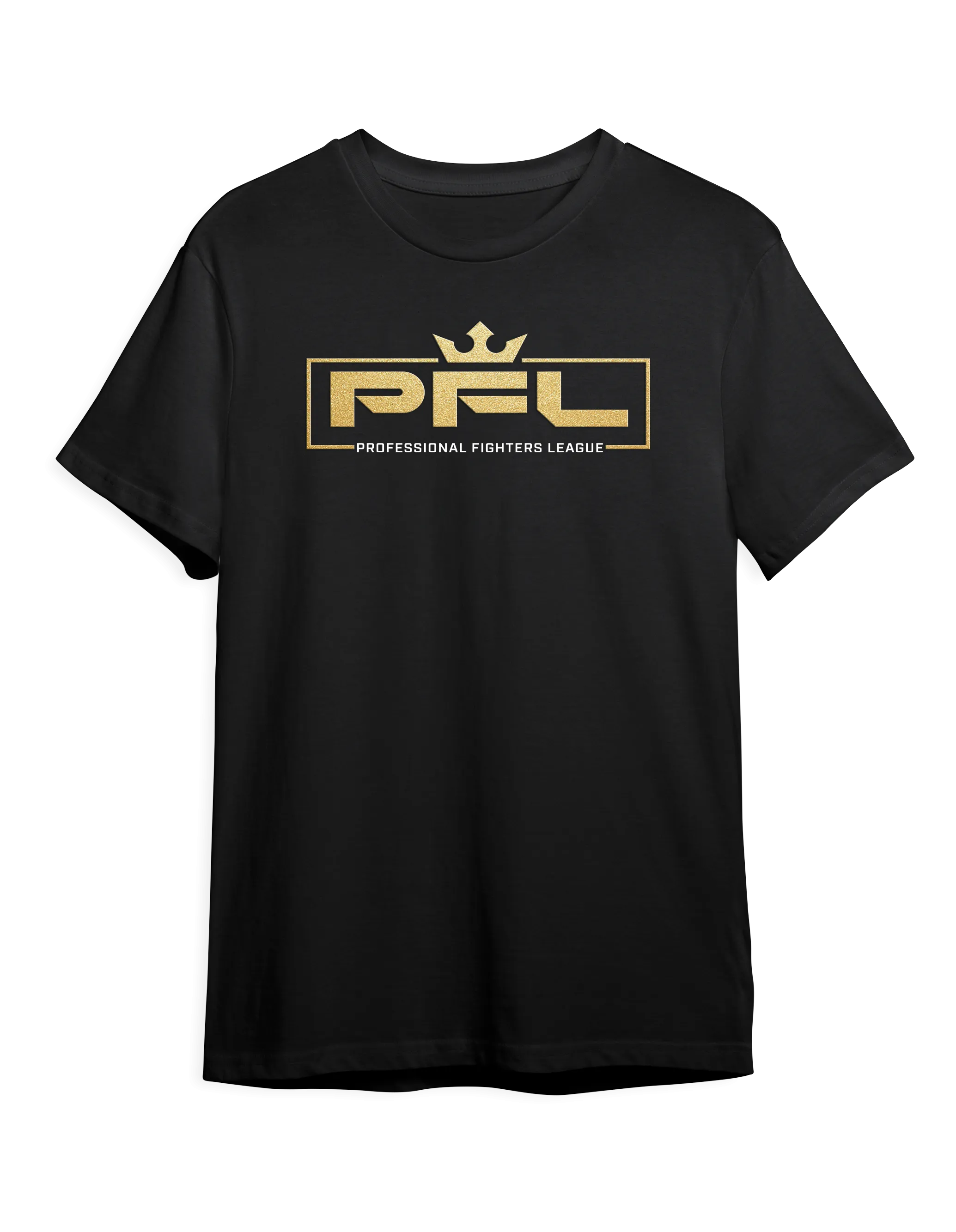 PFL Gold Logo T-Shirt - Black