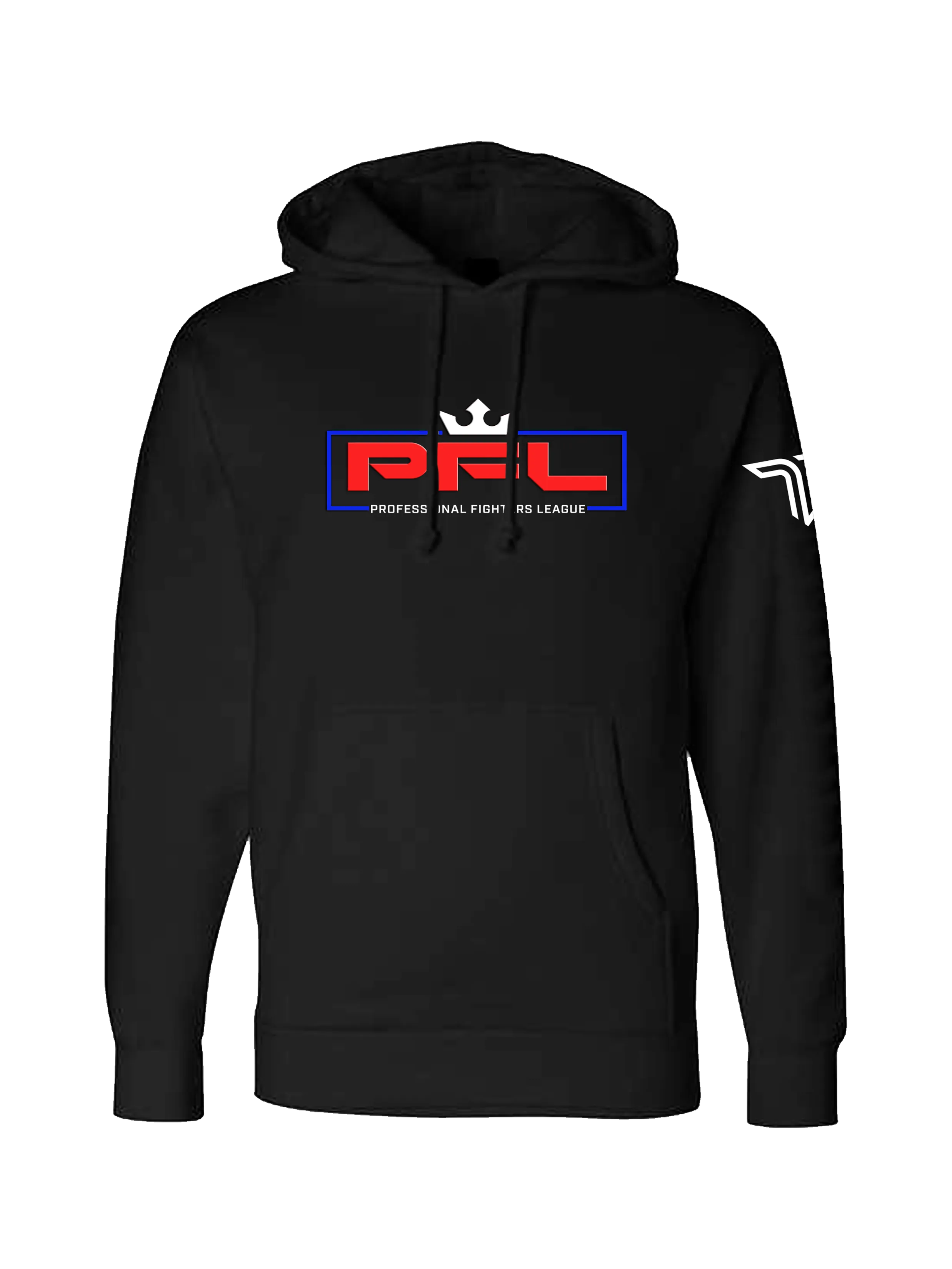 PFL Red Logo Hoodie - Black