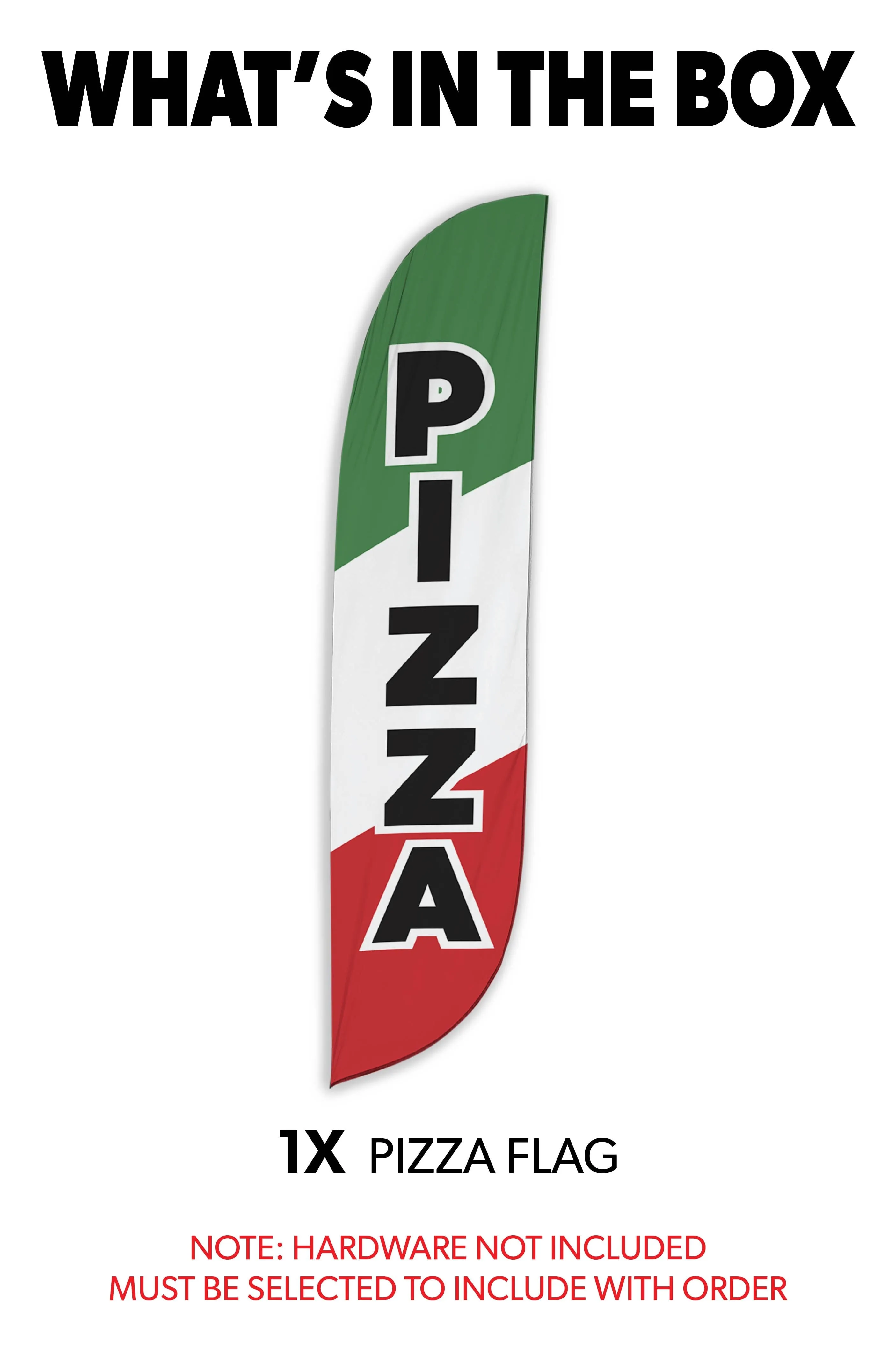 Pizza Feather Flag