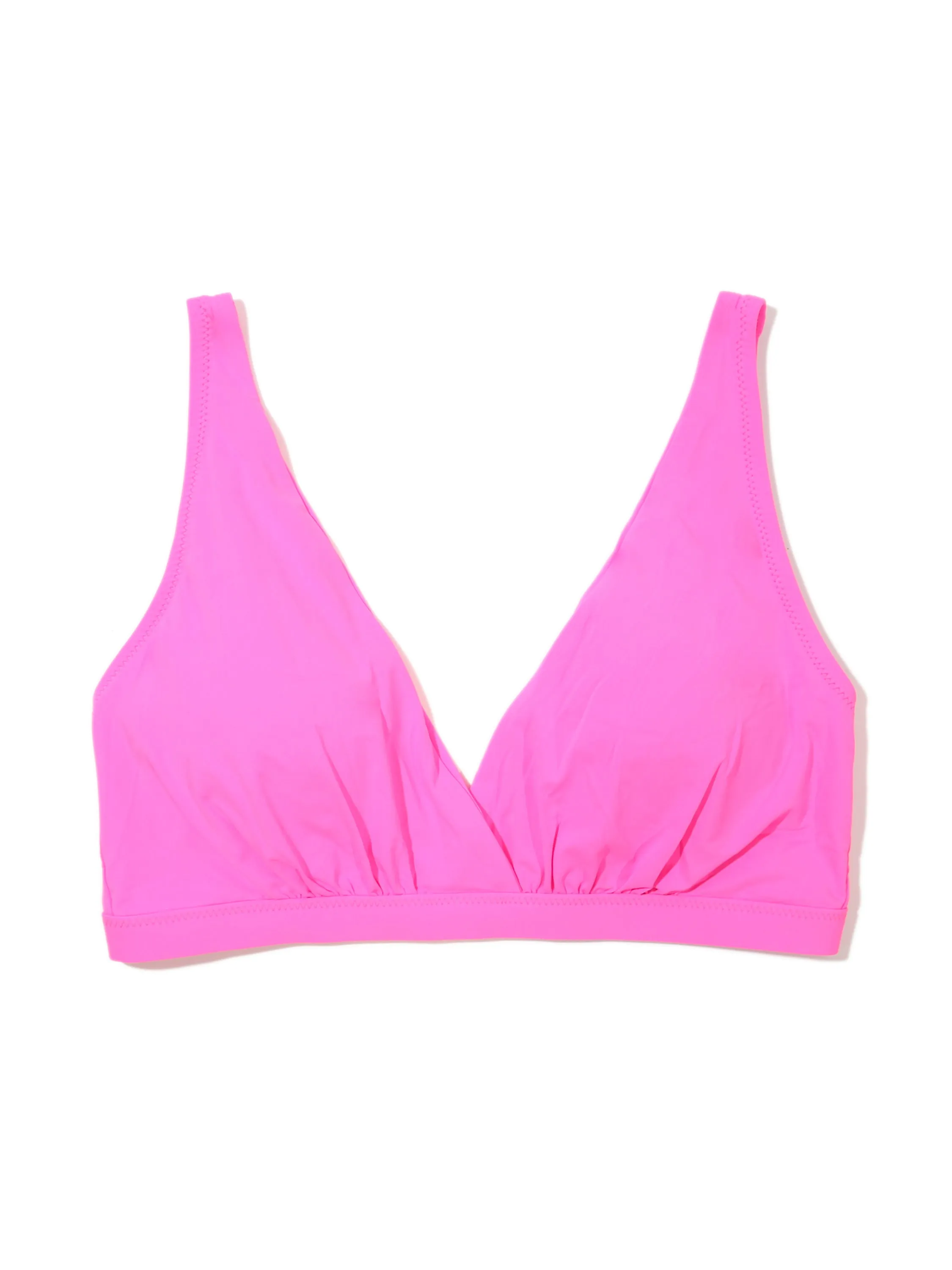 Plunge Swim Top Unapologetic Pink