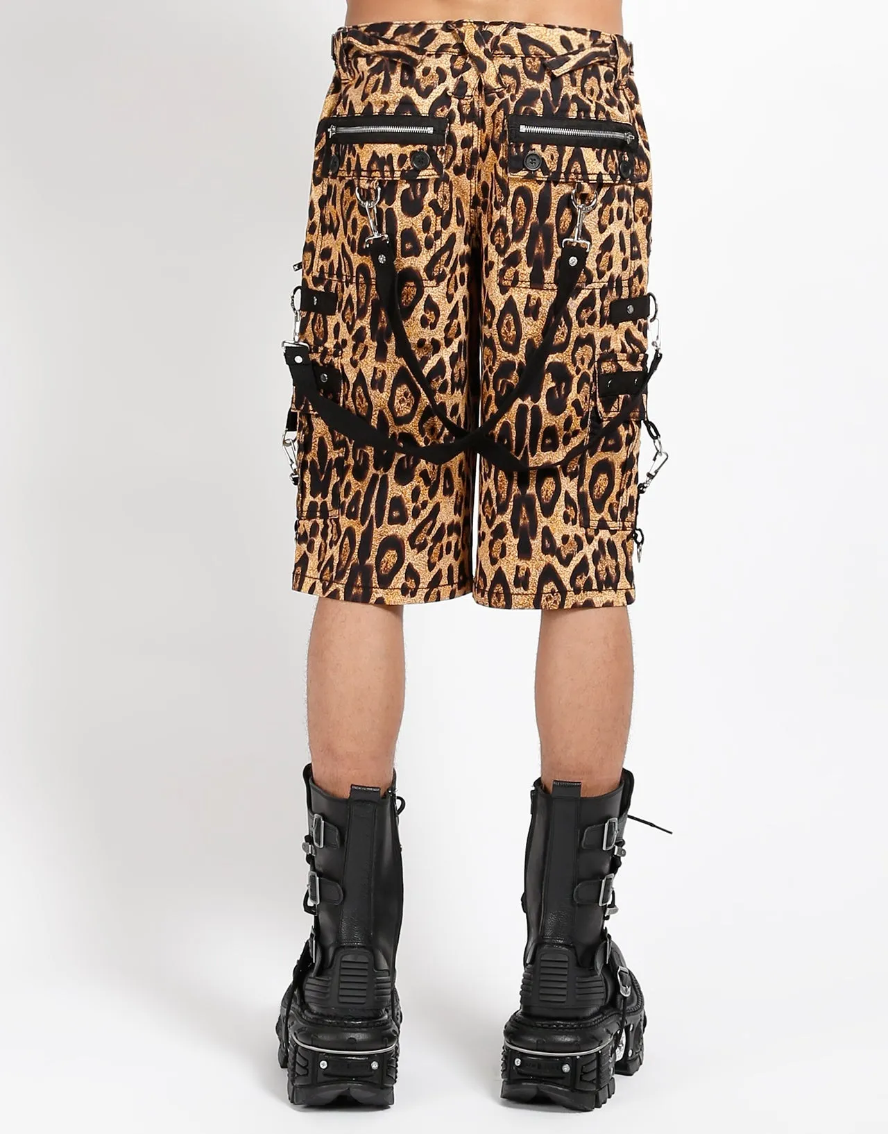 PUNK SHORT NAT LEOPARD