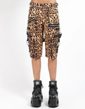 PUNK SHORT NAT LEOPARD