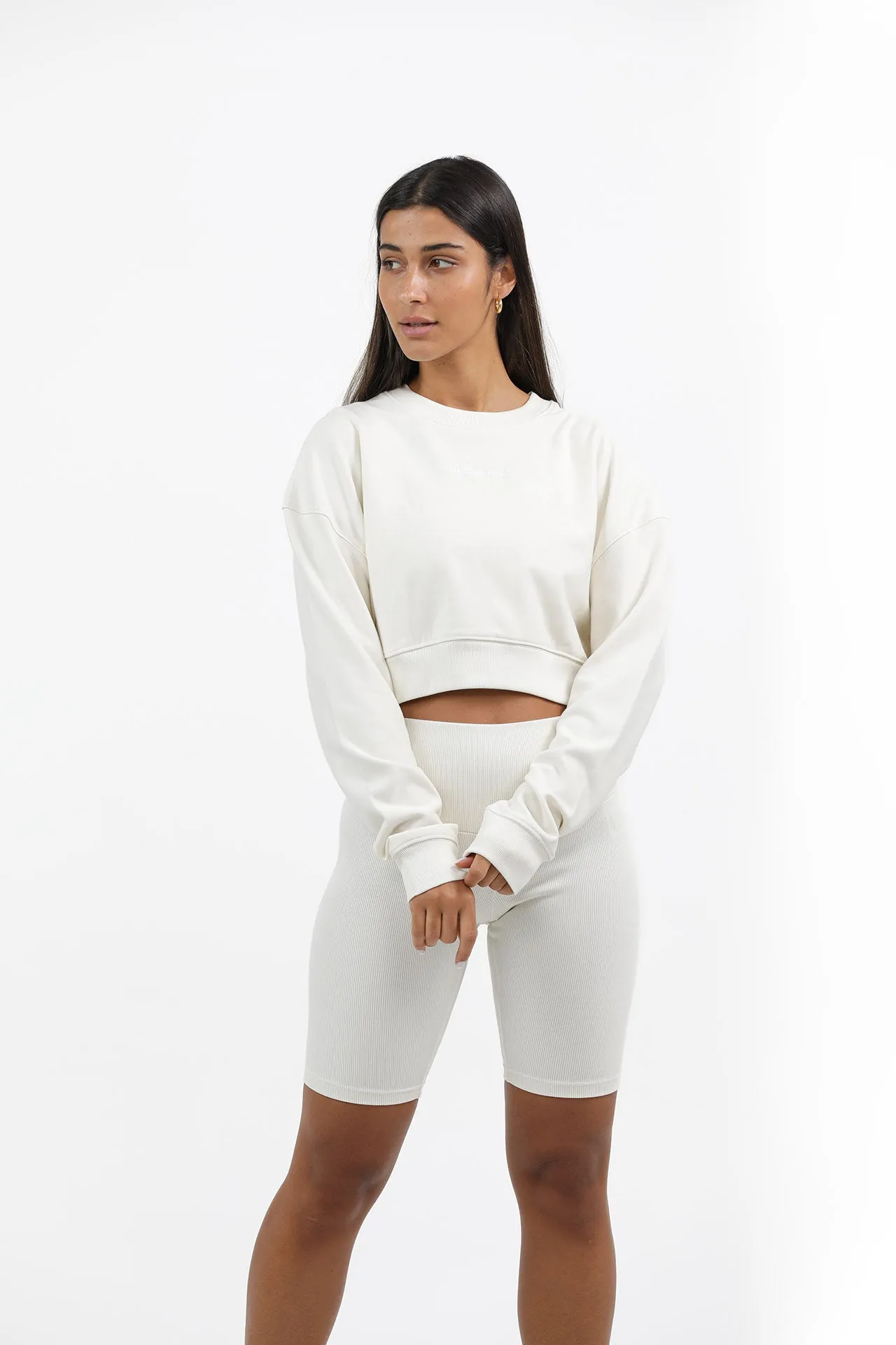 S2J032MI Oversized cropped sweatshirt