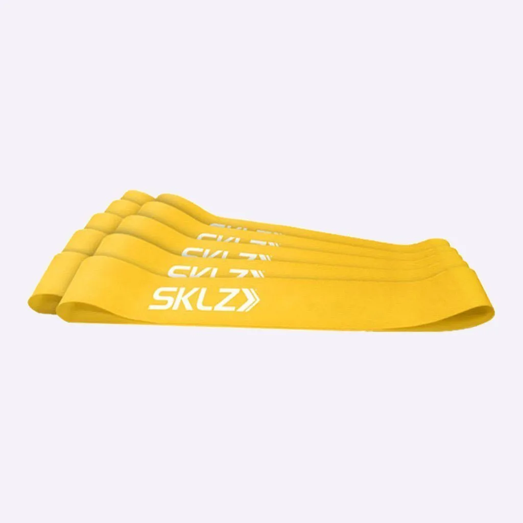 SKLZ Mini Bands - 10 Pack - Yellow - Light Resistance