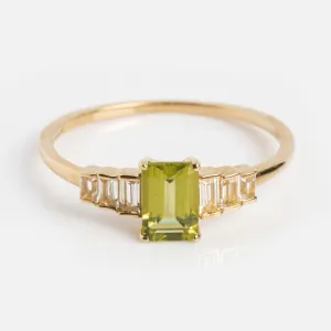 Solid Gold 2024 August Capsule Classic Peridot Ring