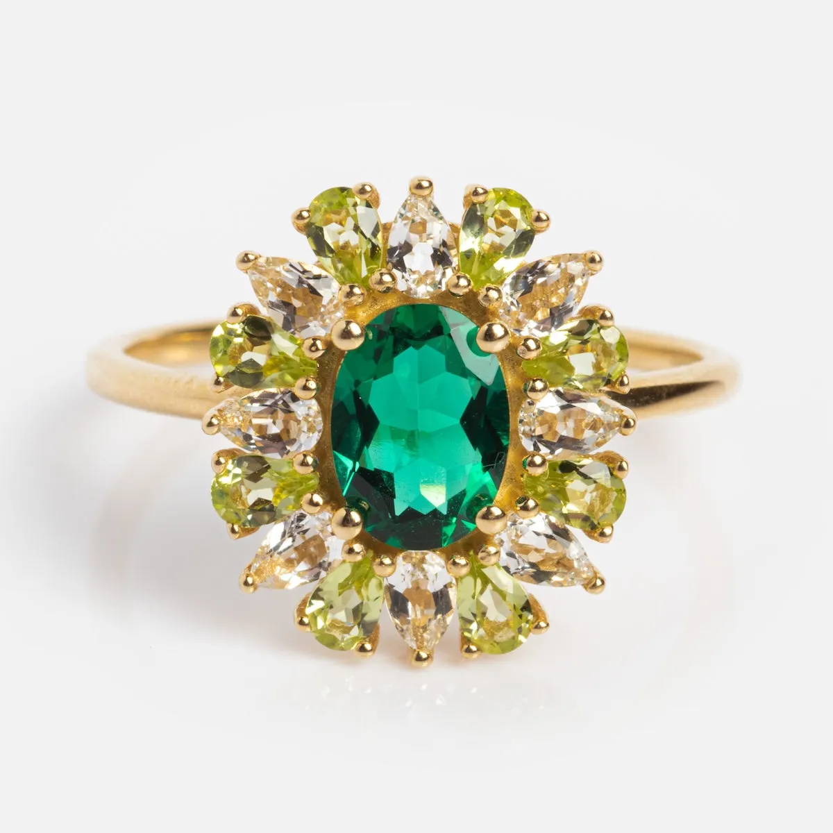 Solid Gold 2024 May Capsule Emerald Statement Ring