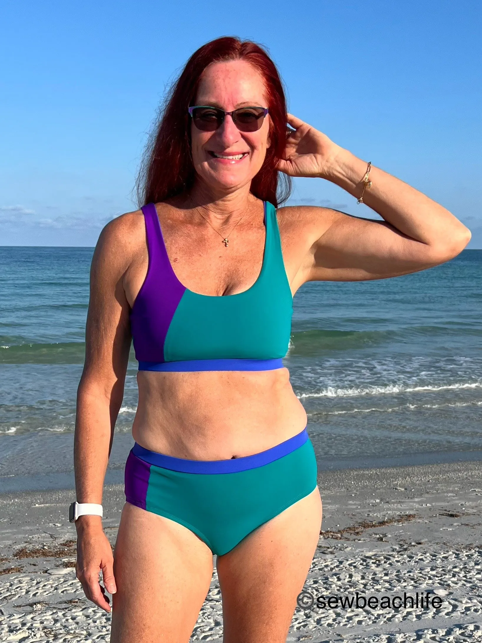 Tangled Swim Top PDF Pattern Sizes B-M