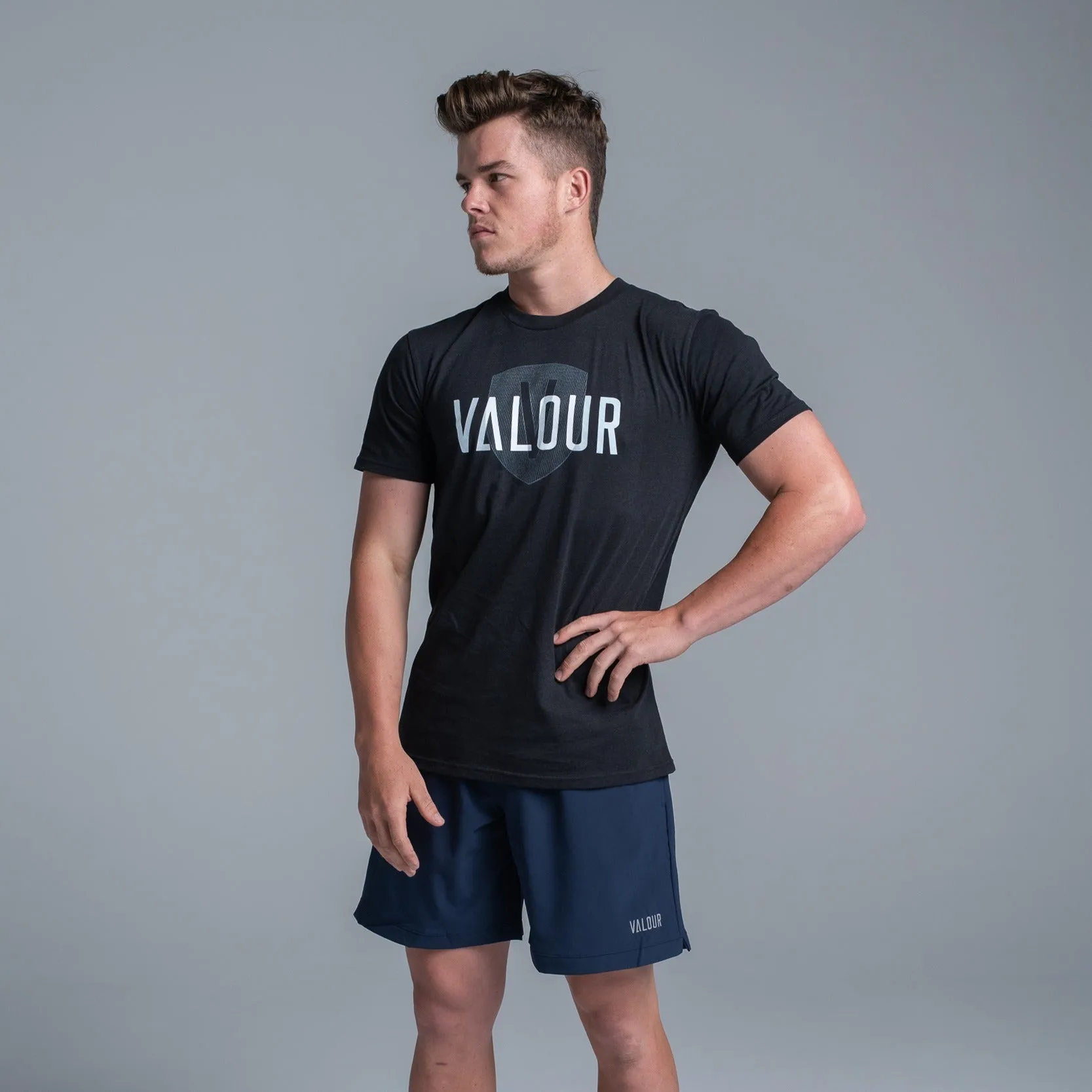 Valour Active Men's Shorts - Ink