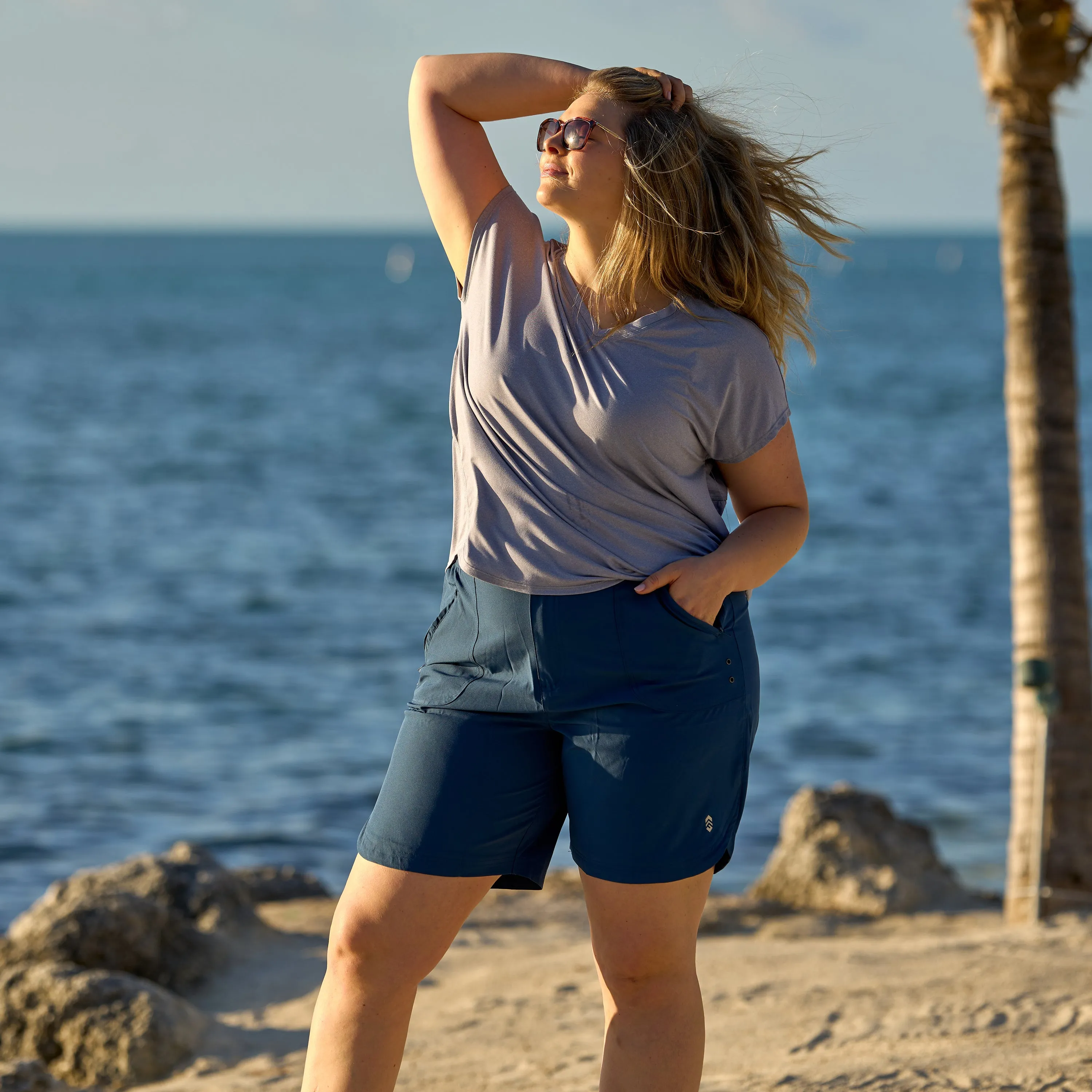 Women's Plus Size Bermuda Board Short II